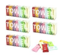 Classycoo Compressed Towel 70 PCS Mini Tablets Disposable Portable Face Towel Cotton Coin Tissue for Travel, Camping, Hiking, Sport, Beauty Salon, Home Hand Wipes and Other Outdoor Activities