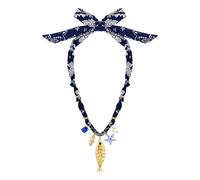 CLASSYZINT Star Fish Necklace for Women Sea Shell Necklace Fish Pendant Necklace Scarf Necklace with Ocean Charms