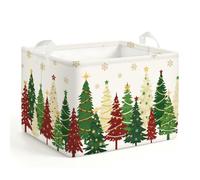 Clastyle 36L Kids Laundry Basket Christmas Clothes Toys Storage Box | Large Storage Basket for Toys Clothes Books, 25kg Load Capacity, Freestanding, Waterproof, Collapsible