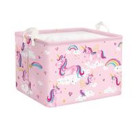 Clastyle 36L Kids Laundry Basket Unicorn Clothes Toys Storage Box