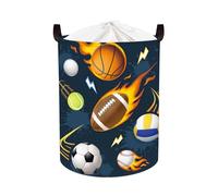 Clastyle 45L Kids Laundry Basket Ball Clothes Toys Storage Box