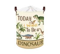 Clastyle 45L Kids Laundry Basket Dinosaur Clothes Toys Storage Box