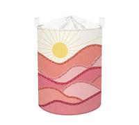 Clastyle Bohemia Baby Laundry Hamper Collapsible Clothes Kids Storage Basket Waterproof Women Girls Toy Box for Nursery Room, Sun, 40 * 50 cm