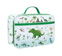 Clastyle Dinosaur Insulated Kids Lunch Bag Large Thermal Cooler Bag for Boy Picnic School Toddler Lunch Box Tote,Green