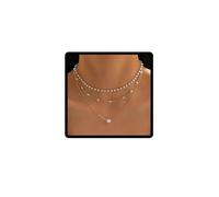 Clataly Perle Collane per Le Donne Layered Pearl Choker Oro Collana Gioielli Regali