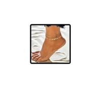 Clataly Pineapple Anklet Bracelets Multilayer Love Turtle Beaded Ankle Summer Accessories Beach Foot Jewelry for Women, One Size, Rhinestone