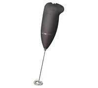 Clatronic Electric Milk Frother, Stainless Steel, Black, 3 x 4 x 20 cm