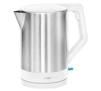 Clatronic WKS 3692 electric kettle 1.5 L 2200 W Stainless steel, White