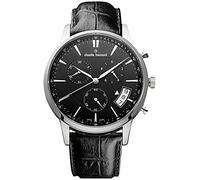 claude bernard Men's 01002 3 NIN Classic Chronograph Analog Display Swiss Quartz Black Watch