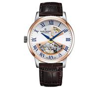 Claude Bernard Men's Analogue Swiss-Automatic Watch with Leather Strap 85017 357R ARBUR