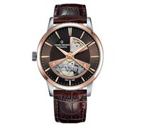 Claude Bernard Men's Swiss Automatic Sapphire Crystal Watch with Leather Strap 85017 357R BRIR2