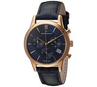 claude bernard Unisex-Adult Analog Swiss-Quartz Watch with Leather Strap 10231 37R BUIR