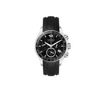 claude bernard Women's 10211 3 NIN Aquarider Black Chronograph Tachymeter Rubber Watch