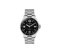 Claude Bernard Women's 70169 3 NIN Aquarider Black Dial Stainless Steel Date Watch