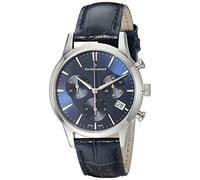 Claude Bernard Women's Watch Analogue Quartz 10231 3, Blue/Blue, Strap.