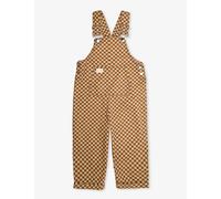 Claude & Co Girls Brick Kids Check-print Brand-patch Organic-cotton Dungarees 6 Months-5 Years 3-4