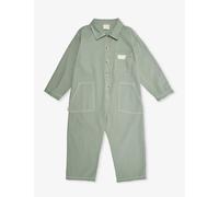 Claude & Co Sea Green Milking It Brand-patch Organic-cotton Romper 6 Months-5 Years 4-5