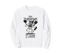 CLAUDE - Cool Boy Name with cute Devil - Born to Misbehave Sweatshirt