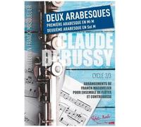 Claude Debussy-Deux Arabesques Flute Semble-BOOK