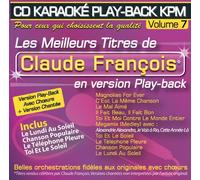 Claude François - CD Karaoké Play-Back KPM Vol.07 Claude François