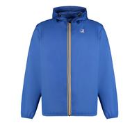 Claude Hooded Nylon Jacket, male, K-Way, Light Jackets, Blue, 2XL, Jackets 2XL