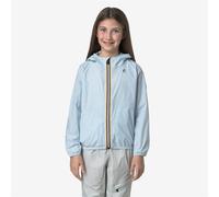 Claude Hooded Zipped Windbreaker Pastel Blue
