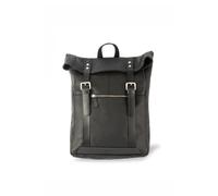 Claude Leather Backpack Silver Street London Black One Size