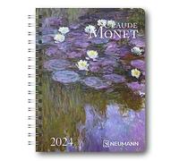 Claude Monet 2024 Diary Book Calendar Pocket Calendar Art Calendar 16.5 x 21.6 cm Diary