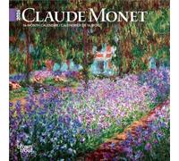 Claude Monet | 2026 7 x 14 Inch (Hanging) Monthly Mini Wall Calendar | English/French Bilingual | BrownTrout | Impressionist Artist Garden