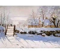 Claude Monet A4 Photo the magpie 1869