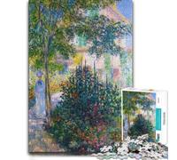 Claude Monet Argenteuil Wooden Puzzle 500 Pieces, Adult Gift Idea | During puzzle time: Adult Jigsaw Puzzle: colour and shape clues for organised assembly on weekends.