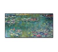 Claude Monet Art Canvas Painting Wall Decor Pictures - Waterlilies Nympheas Water Lily Wall Art Posters Prints Living Room 60x120cm(23"x47") Unframed