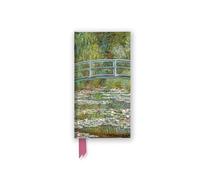 Claude Monet: Bridge over a Pond of Water Lilies (Foiled Slimline Journal) (Flame Tree Slimline Journals)