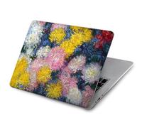 Claude Monet Chrysanthemums Case Cover For MacBook Pro 14 M1-M5 A2442 A2779 A2992 A2918 A3112 A3185 A3401 A3434 A3112