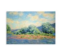 Claude Monet Famous Prints The Seine at Port-Villez Poster for Room Aesthetics Canvas Wall Art Poster And Print Unframe 16x24inch
