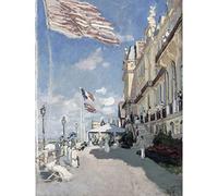 Claude Monet Hotel Des Roches Noires Trouville Large Wall Art Print Canvas Premium Poster Mural