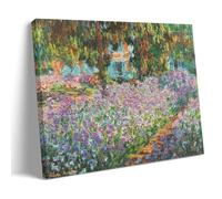 Claude Monet-Irises in Monet's Garden 1900 Impressionism Outstanding Works Poster Picture Print Canvas Wall Paint Arts Decor Modern Home Artworks Idea 08x12inch(20x30cm)