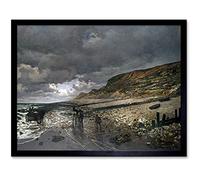 Claude Monet La Pointe De La Heve At Low Tide Unframed Wall Art Print Poster Home Decor Premium