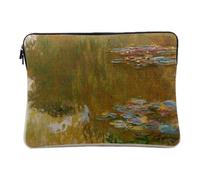 Claude Monet Les Nympheas France's Impressionism Painting 10 Inches Laptop Protective Sleeve with French Print in France