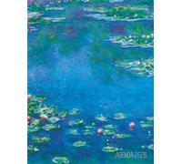 Claude Monet Pianificatore Settimanale 2026: Ninfee | Da Gennaio a Dicembre (12 Mesi) | Impressionismo Francese | Agenda Settimanale 2026