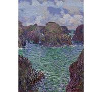Claude Monet 'Port-Goulphar, Belle-lle', France, 1897, Impressionism, Reproduction 250gsm A4 & A3 Vintage Classic Art Poster Print