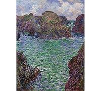 Claude Monet Port Goulphar Belle Unframed Wall Art Print Poster Home Decor Premium
