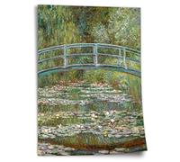 Claude Monet Poster: Japanese Bridge over the Water Lily Pond (1899), Unframed Art Print, Mural - A4, A3, A2, A1, A0, XXL - Living Room, Bedroom, Kitchen, Decoration