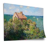 Claude Monet Poster: The Fisherman's Cottage in Varengeville, Unframed Art Print, Mural - A4, A3, A2, A1, A0, XXL - Living Room, Bedroom, Kitchen, Decoration
