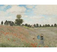 Claude Monet 'Red Poppies at Argenteuil', France, 1873, Reproduction Vintage 250gsm A4 & A3 Classic Poster Print