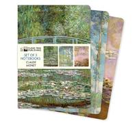 Claude Monet Set of 3 Standard Notebooks