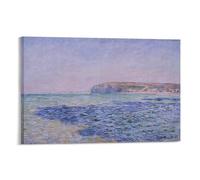 Claude Monet - Shadows on The Sea at Pourville Poster Print Photo Art Painting Canvas Poster Home Modern Decor Posters 16x24inch(40x60cm)