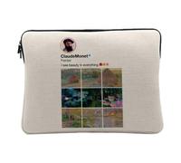 Claude Monet Social Networks Painter Art Cover for Computer and Tablet - 10 Inches - Printed in France