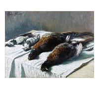 Claude Monet Still Life With Pheasants And Plovers Unframed Wall Art Print Poster Home Decor Premium