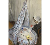 Claude Monet - The Cradle - Camille with the Artist's Son Jean, 1867